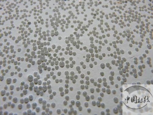 高折射玻璃微珠反光效果